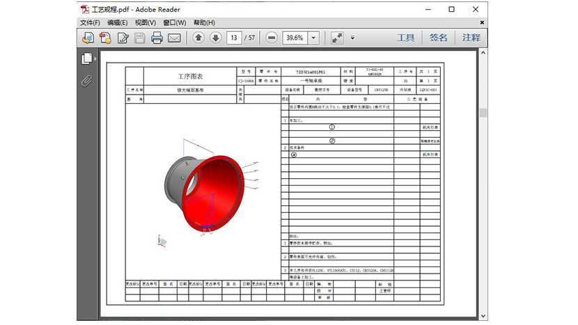 支持多格式的工藝輸出文件