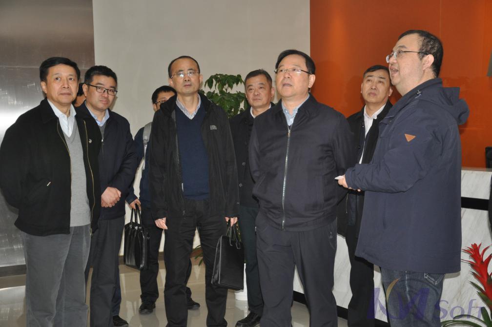 安徽省經信委主任牛弩韜一行蒞臨武漢開目調研